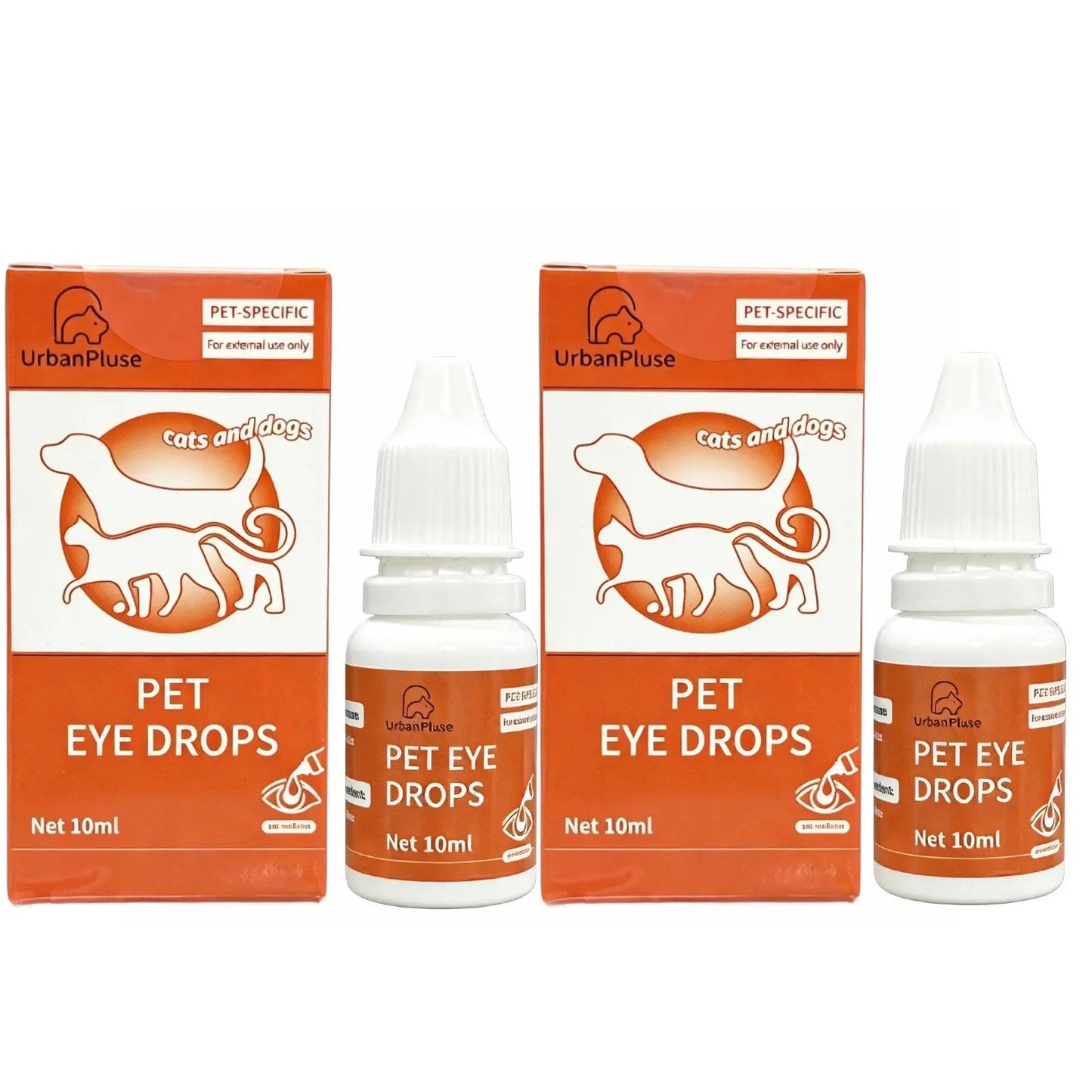 Dog Eye Drops & Eye Infection Treatment for Dogs and Cats β Soothe Infection & Allergy, Relieve Dry Eyes & Pink Eye, Pet Tear Stain Wash & Cleaner - Kitten Eye Drops for Discharge, Eye Rinse & Flush